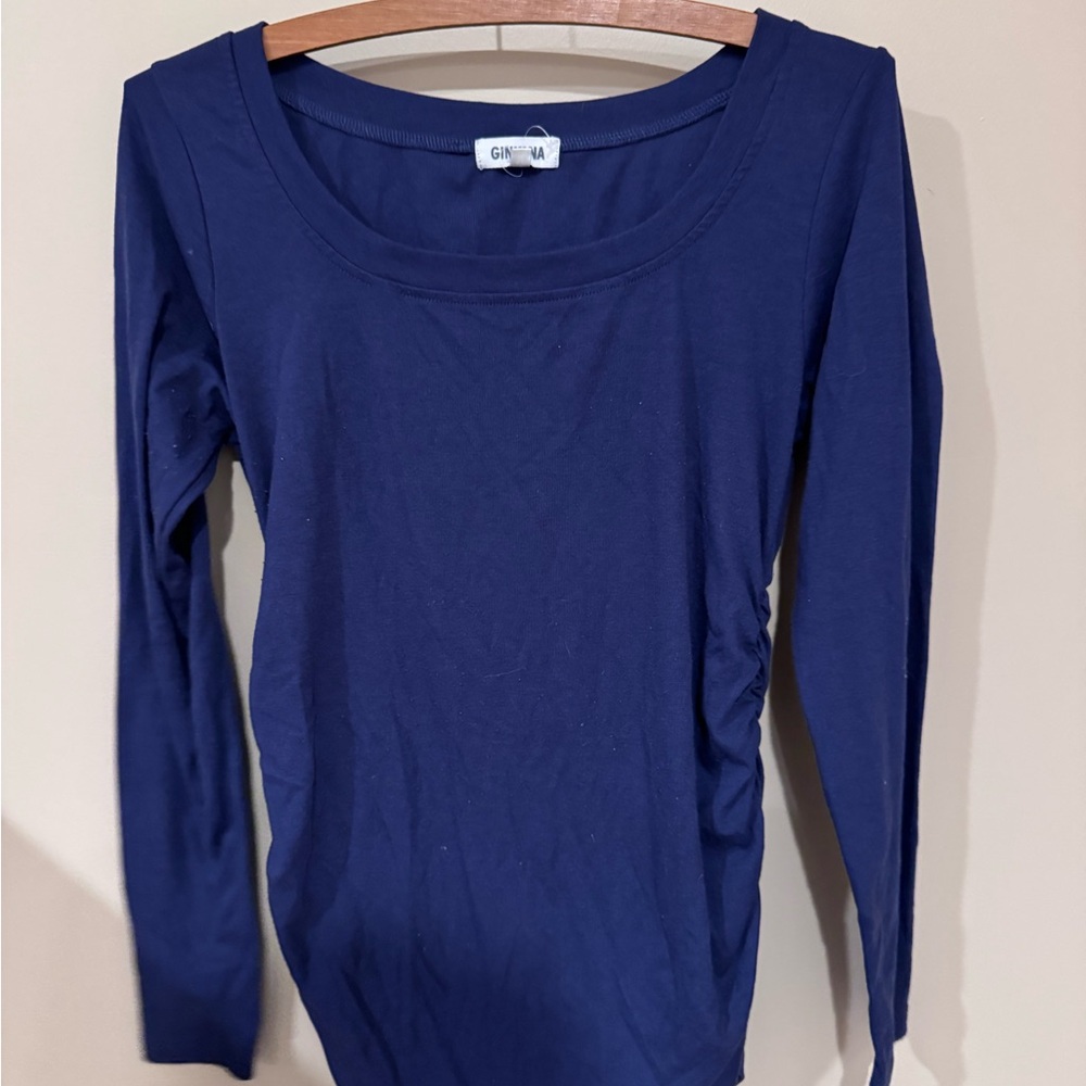 Maternity Long Sleeve Top-MED